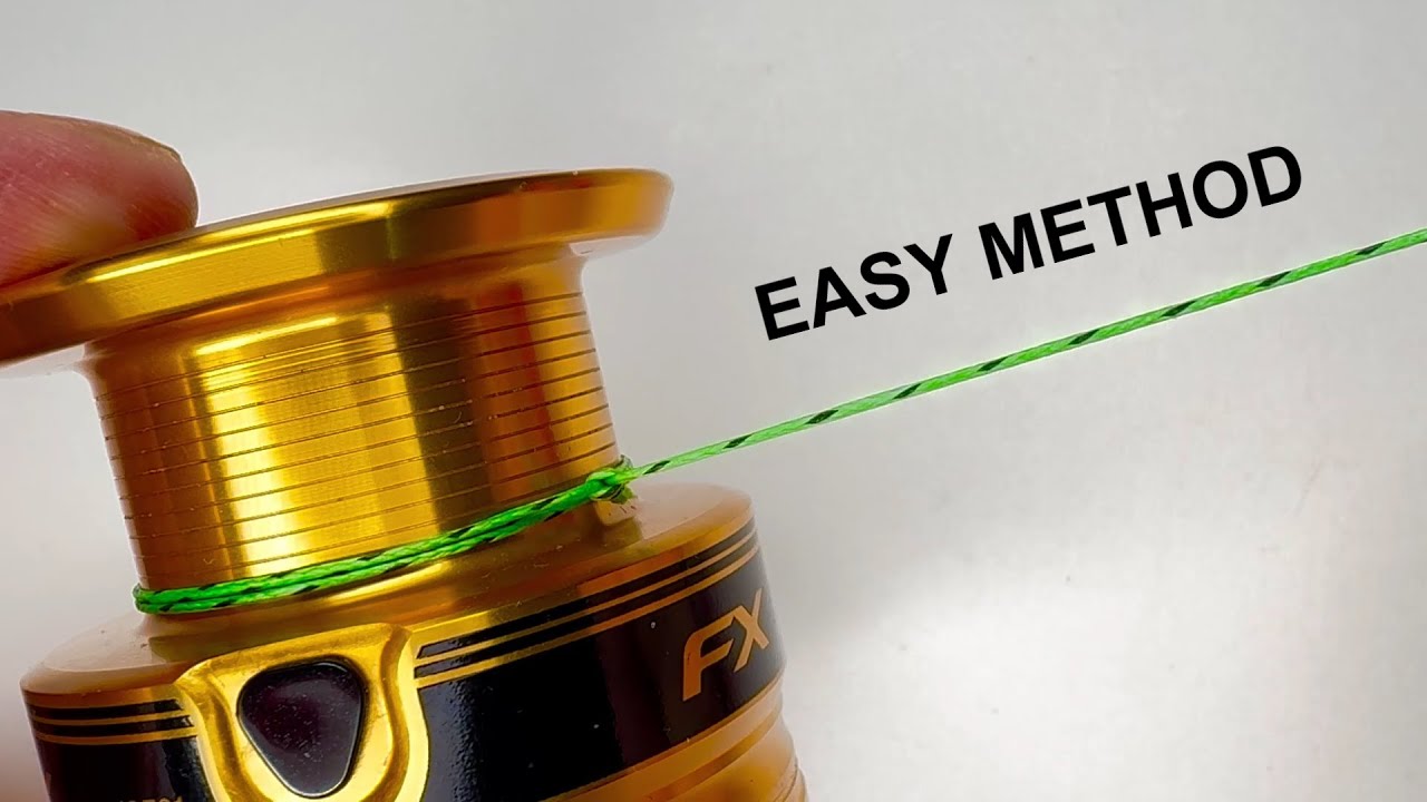 The Easiest Method of Securing a Fishing Line to a Reel Spool