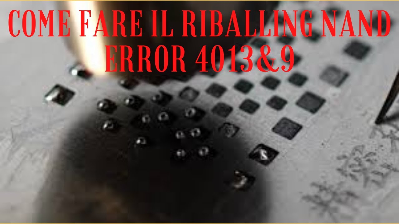 come fare reballing iphone