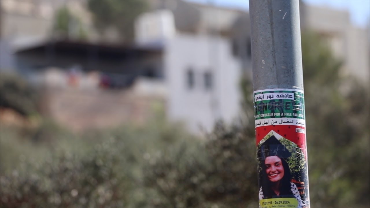 Israeli soldiers shot and killed an American-Turkish protester endangering no one in Beita