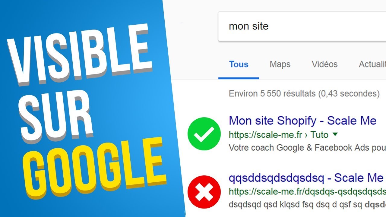 COMMENT ÊTRE VISIBLE SUR GOOGLE ? (Shopify / Ecommerce)