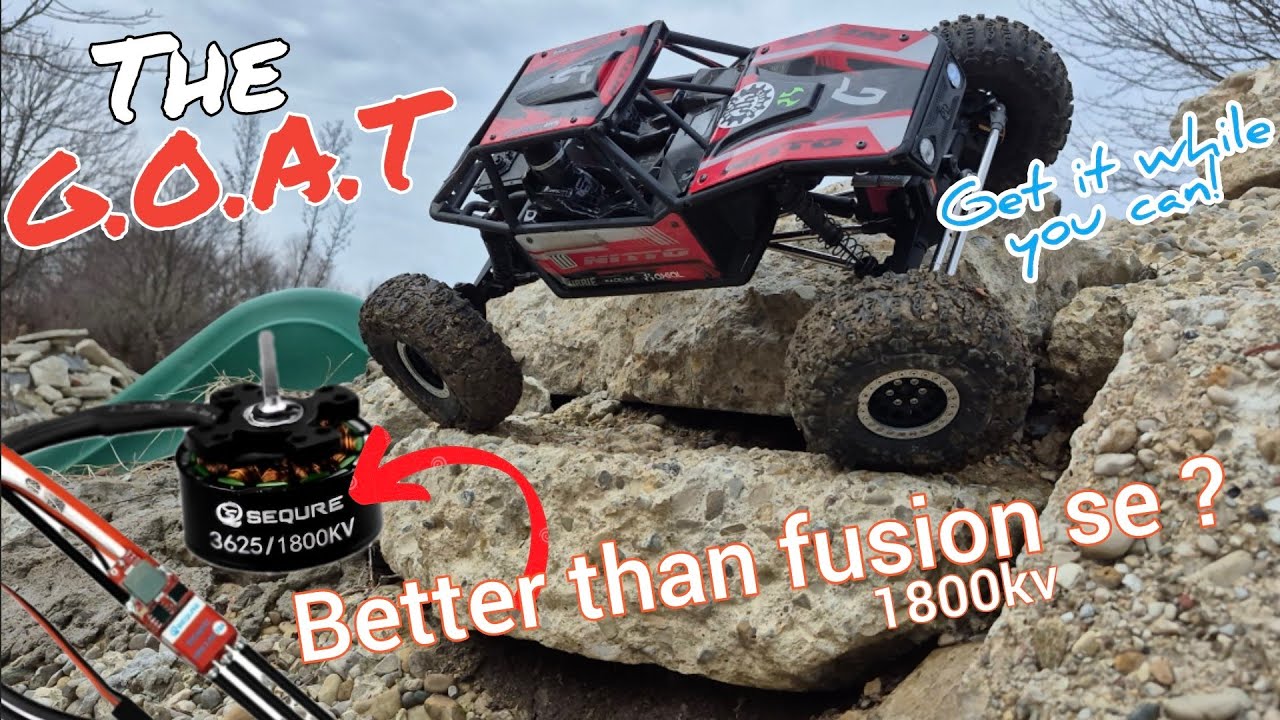 Get it while you can! Axial Capra 4ws tests the Sequre 1800kv sensored brushless out runner