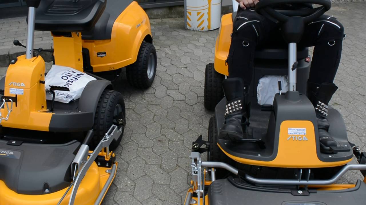 havetraktor test stiga park 120