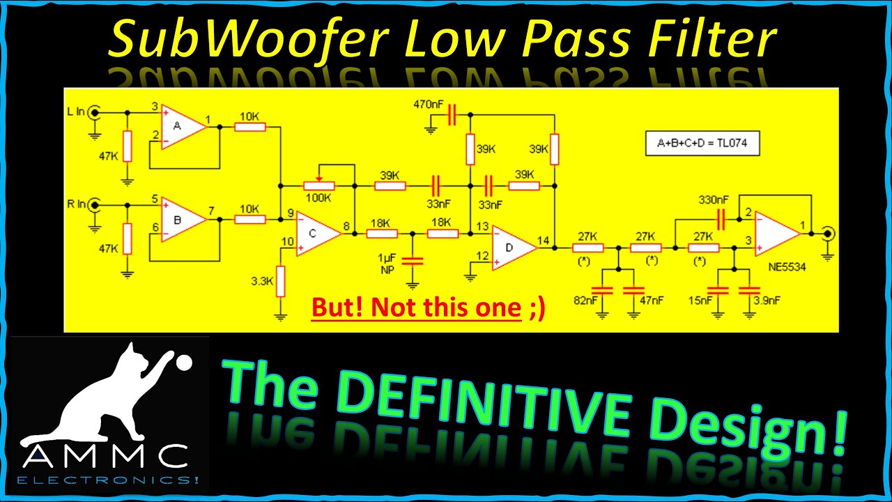 Filtro Activo Pasa Bajos para Subwoofer   ¡Solución Definitiva!