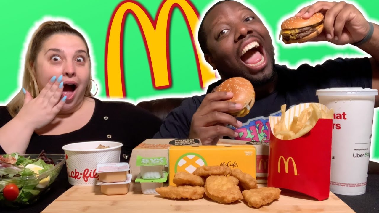 McDonald's Whole Pounder Mega Meal Challenge Hashtags the Cannons