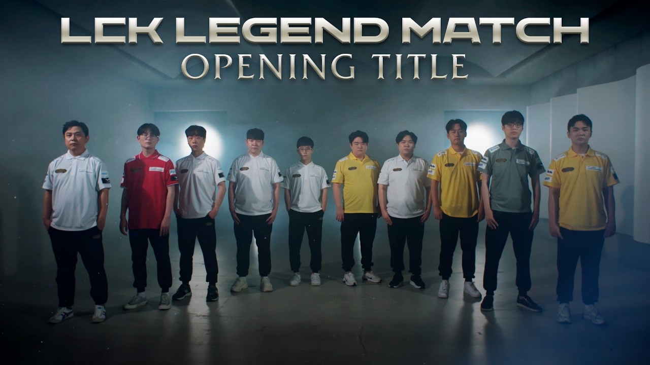 LCK Legend Match Opening Title
