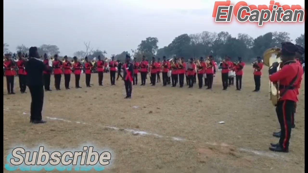 8TH KITWE NDEKE MILITARY BAND PLAYS EL CAPITAN💂 ✈️ 🛩️ 🛫 🛬 🎼 🎺 📯 🎶 
