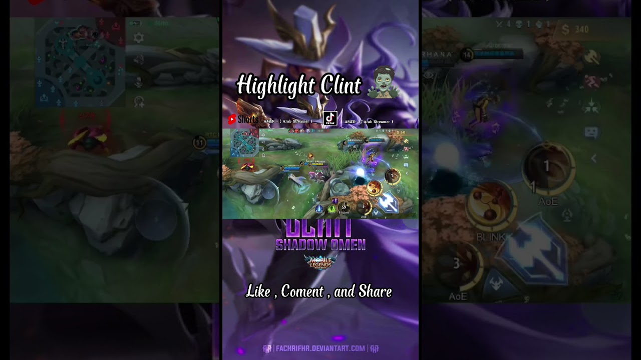 Highlight Montage Clint 🔥| the next Tuturu king of marksman MLBB #short #mobilelegend