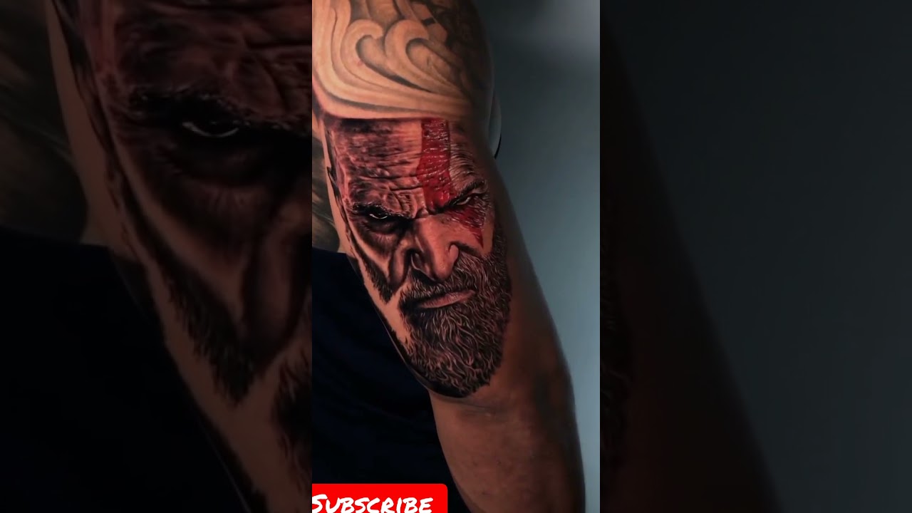 Kratos Tattoo #shorts #kratos #tattoo