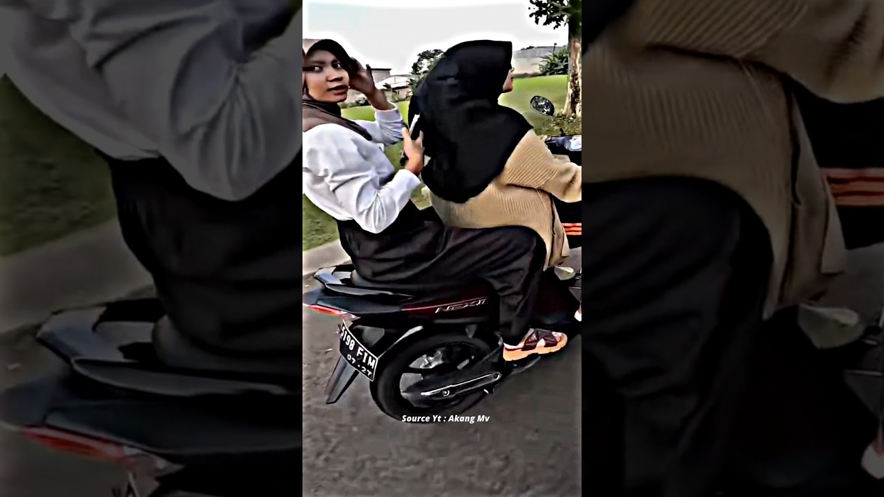 Momen ketika akangmv godain dede gemes pake moge ninja h2