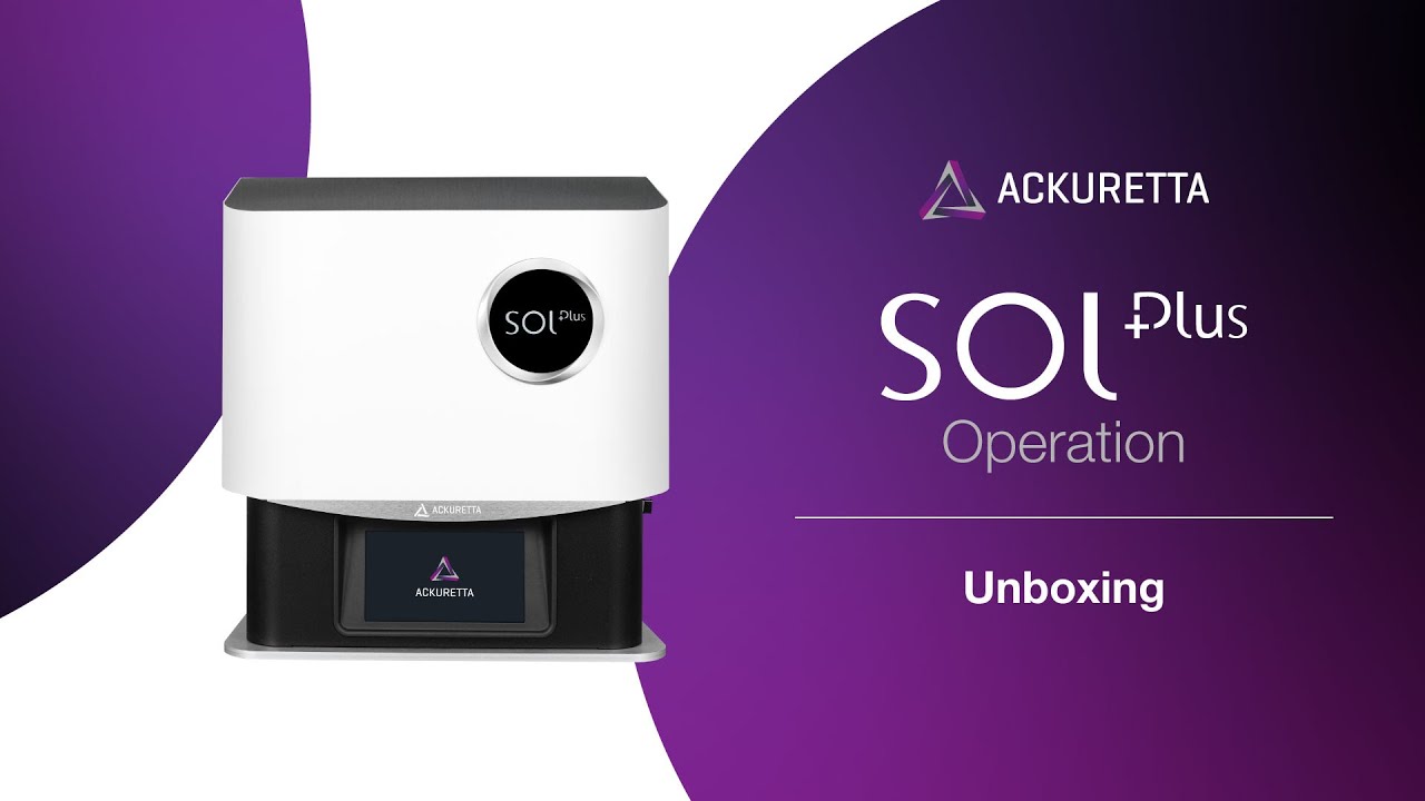 SOL Plus - Unboxing Your Dental 3D Printer Powerhouse
