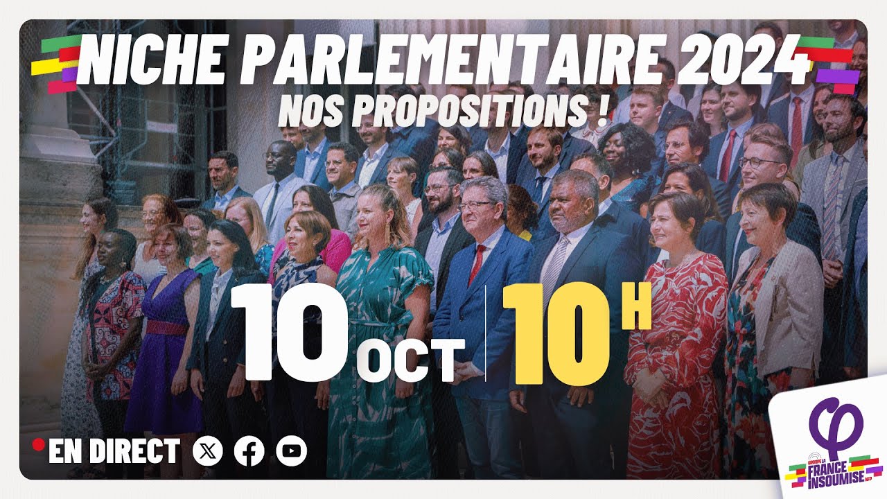 Présentation de la niche parlementaire LFI - NFP