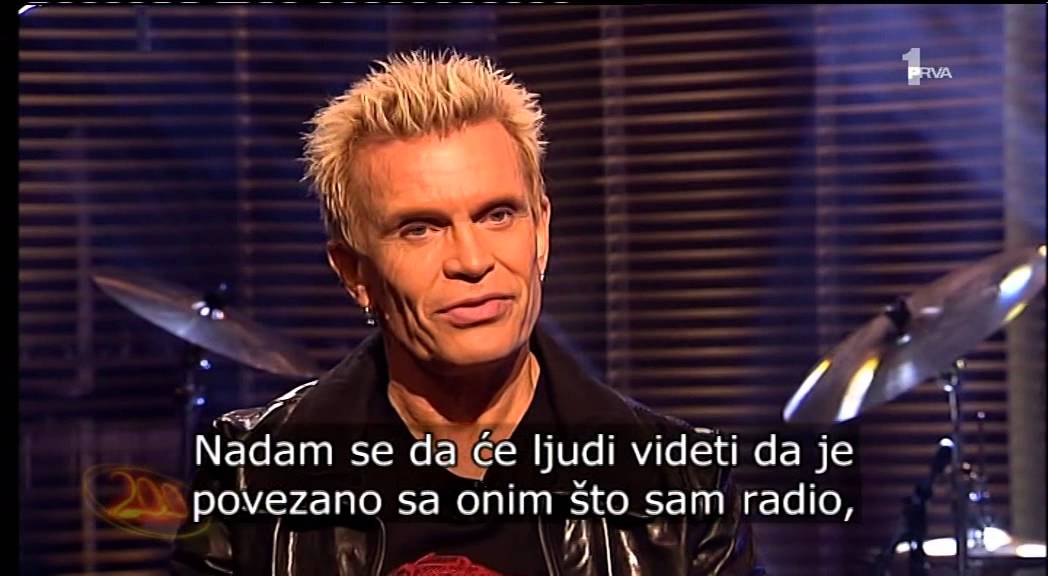 Billy Idol @ Vece sa Ivanom Ivanovicem