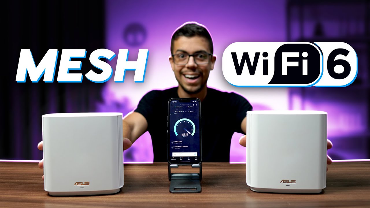 O MELHOR ROTEADOR MESH? O ASUS ZenWiFi AX (XT8) é um WiFi 6 BRUTO DEMAIS!
