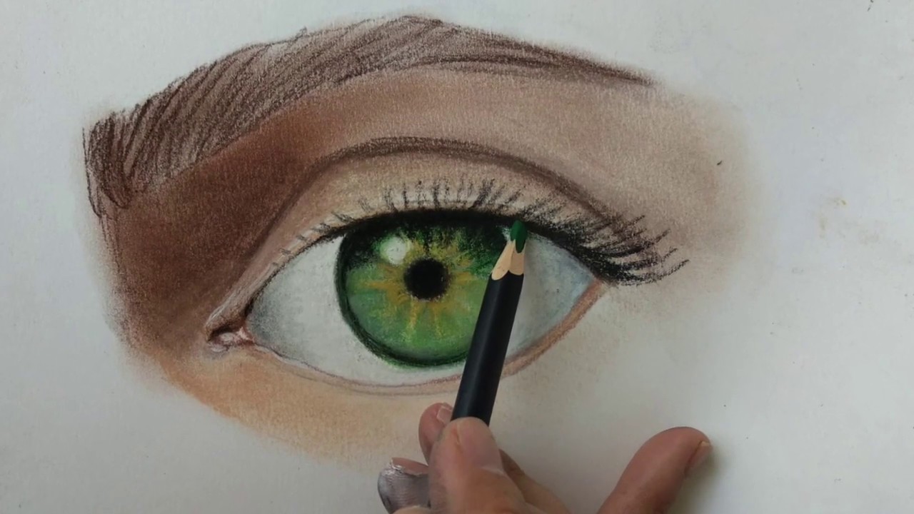 How To Draw An Eye Step By Step | Toz Pastel Göz Çizimi