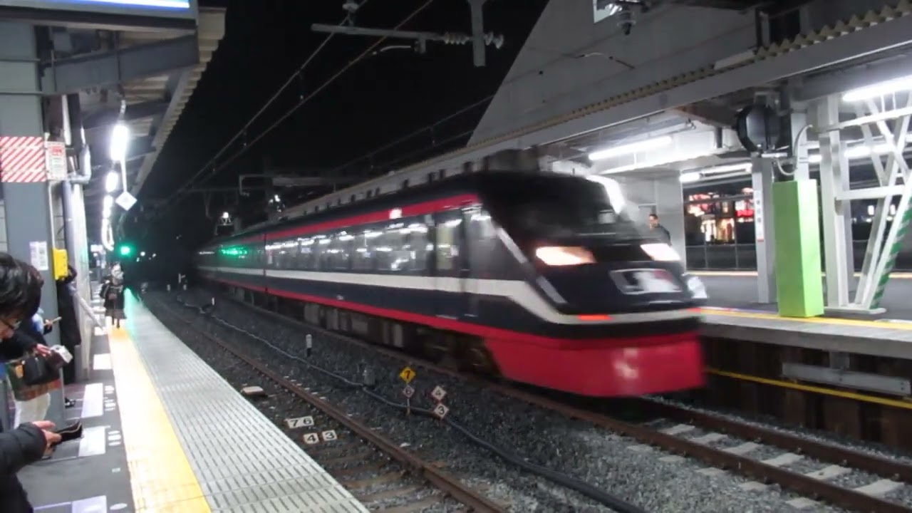 東武特急　りょうもう　200系　通過　春日部駅(TS-27)
