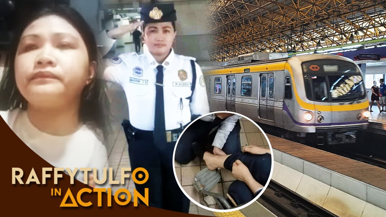 LADY GUARD, NAIPIT ANG PAA SA LRT!