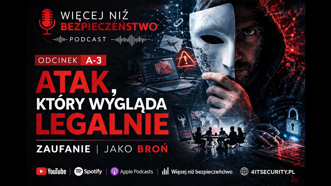 WNB- 14 - A 3. Atak, który wygląda legalnie | Deepfake, AI phishing i cyberatak bez włamania