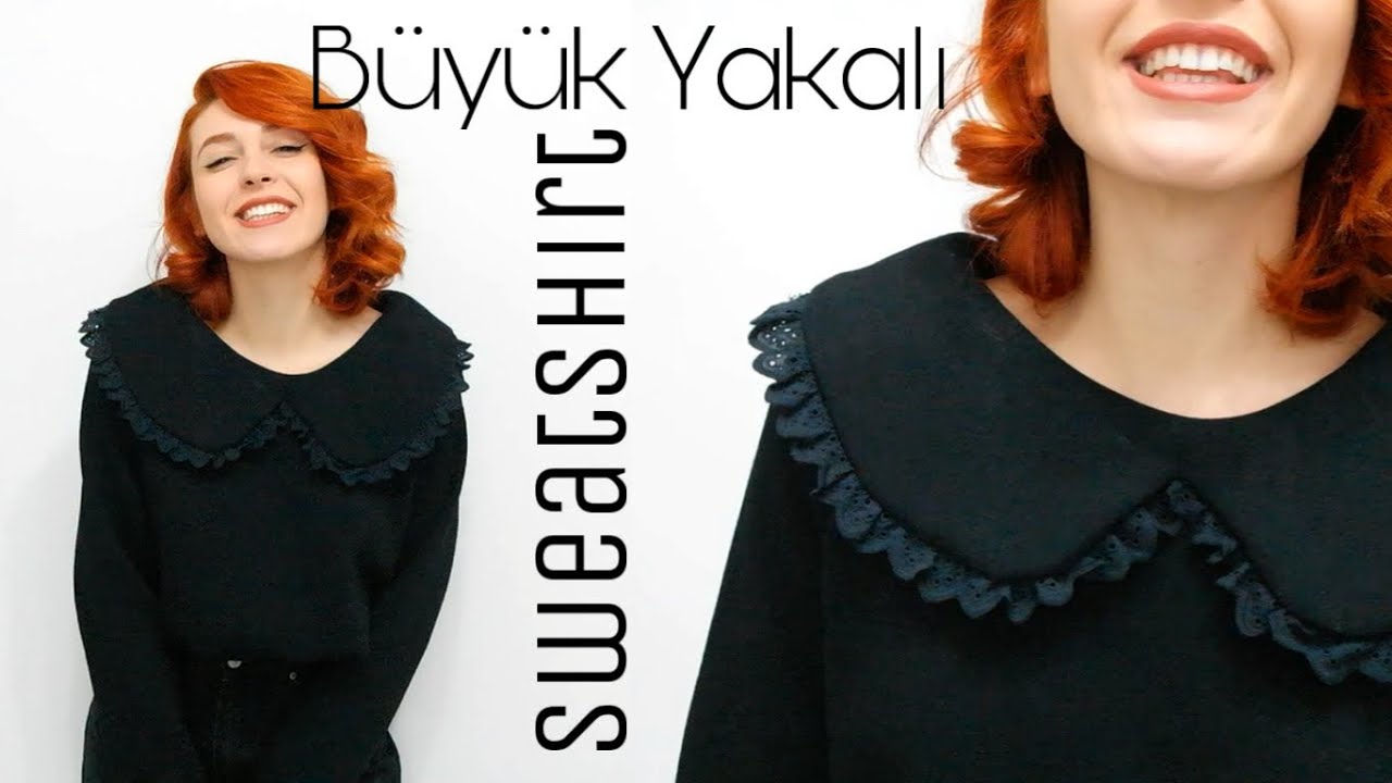BÜYÜK YAKALI SWEATSHIRT DİKİMİ  | Fisto Detay  | Damla Toral