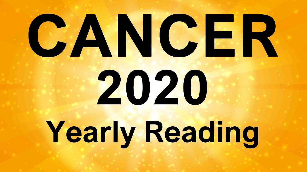 CANCER 2020 YEARLY TAROT READING   