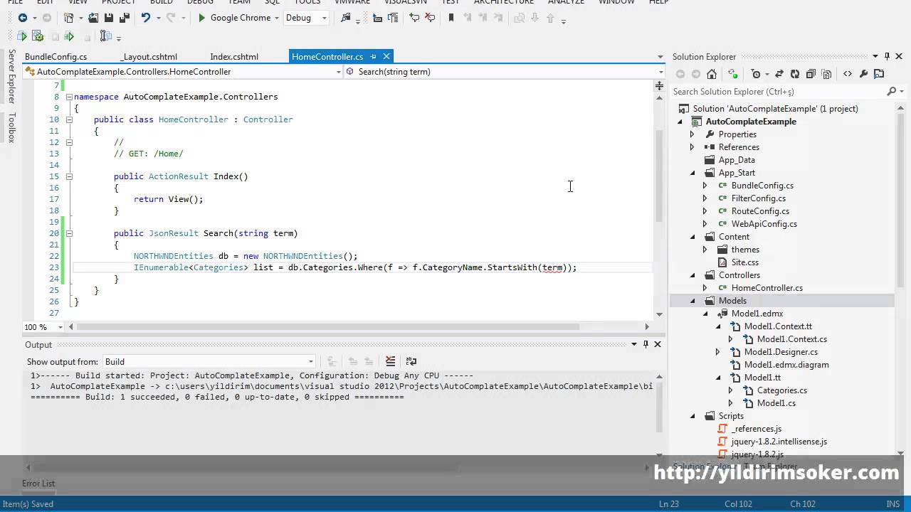 Asp.Net Mvc Dersleri - Mvc İle Jquery AutoComplate Kullanımı