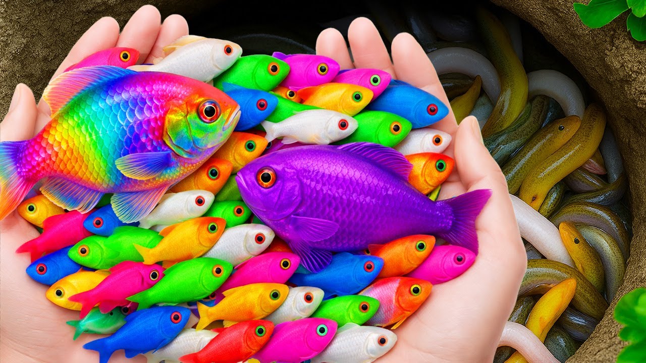 Catch Aquarium Fish in Small Ponds, Turtles, Dragon Betta, Banana Fish, Carp, Pencil Fish, Koi, Frog