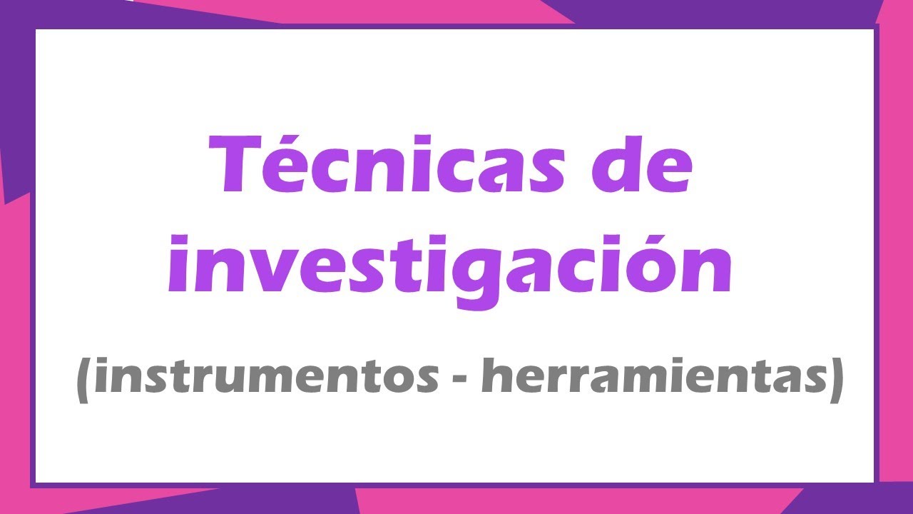 ¿Qué son técnicas / instrumentos o herramientas de recolección de información?