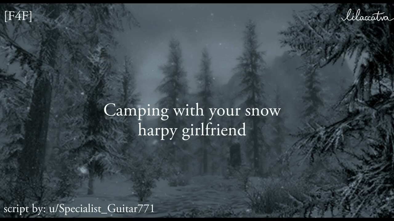 [F4F] Camping With Your Snow Harpy Girlfriend! | [Winter]