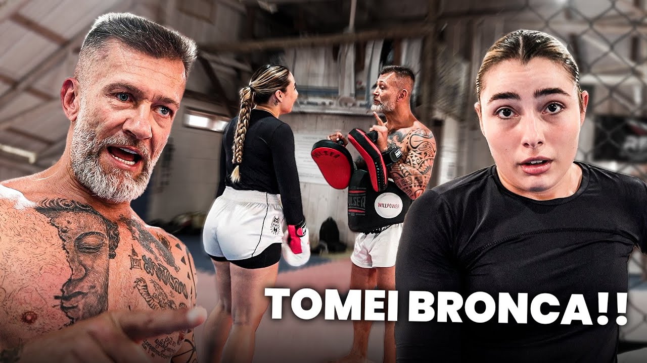 O MESTRE TÁ NERVOSO 🤬 | muay thai / rangel farias / maria vieira