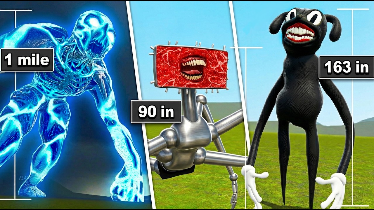 Who is the TALLEST Trevor Henderson Creature? (Updated)