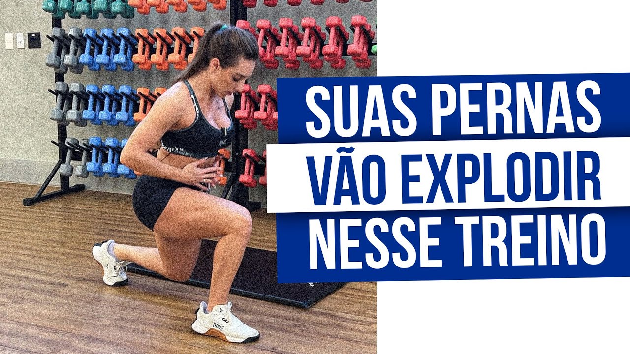 ESSE TREINO VAI DEIXAR AS SUAS PERNAS TONIFICADAS E DURINHAS