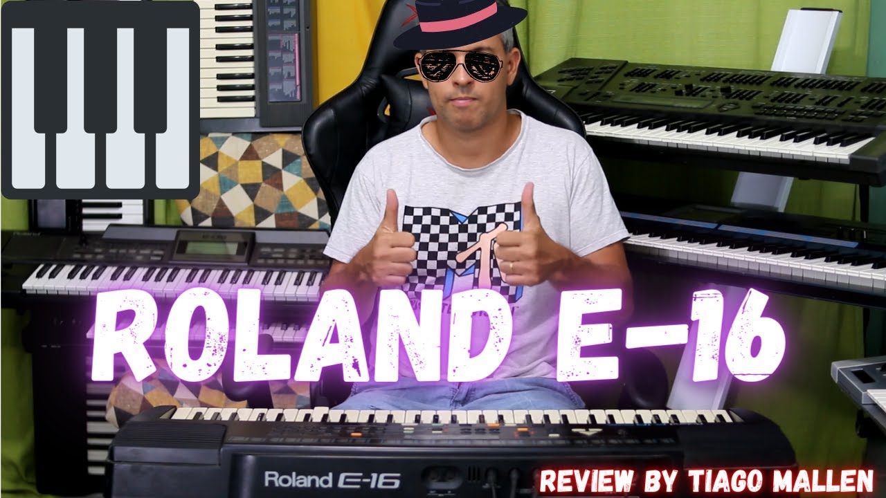 ROLAND E-16  - (1993) - (FACTORY SOUNDS) REVIEW by TIAGO MALLEN #roland #arranjador #keyboard