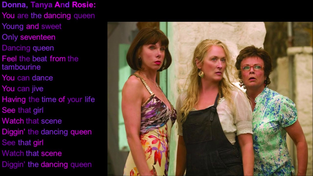 Dancing Queen Mamma Mia Lyrics