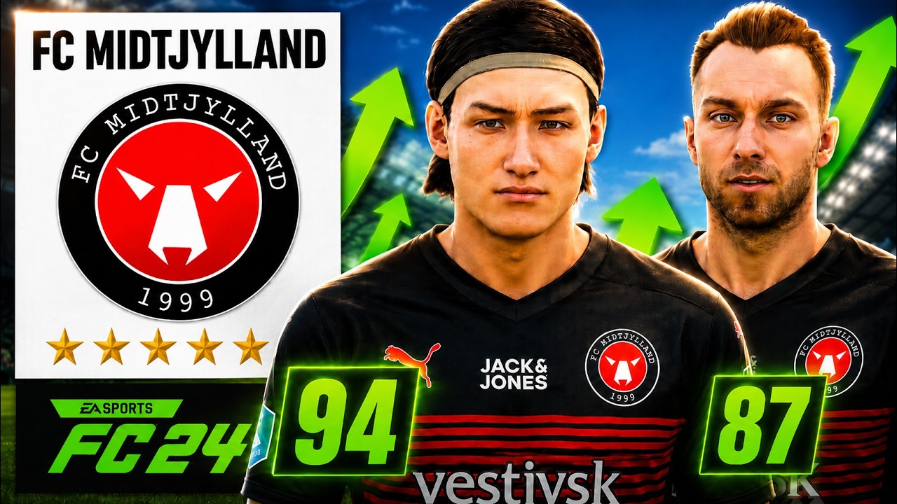 FC Midtjylland Karriere Mode!... | Dansk EAFC 24