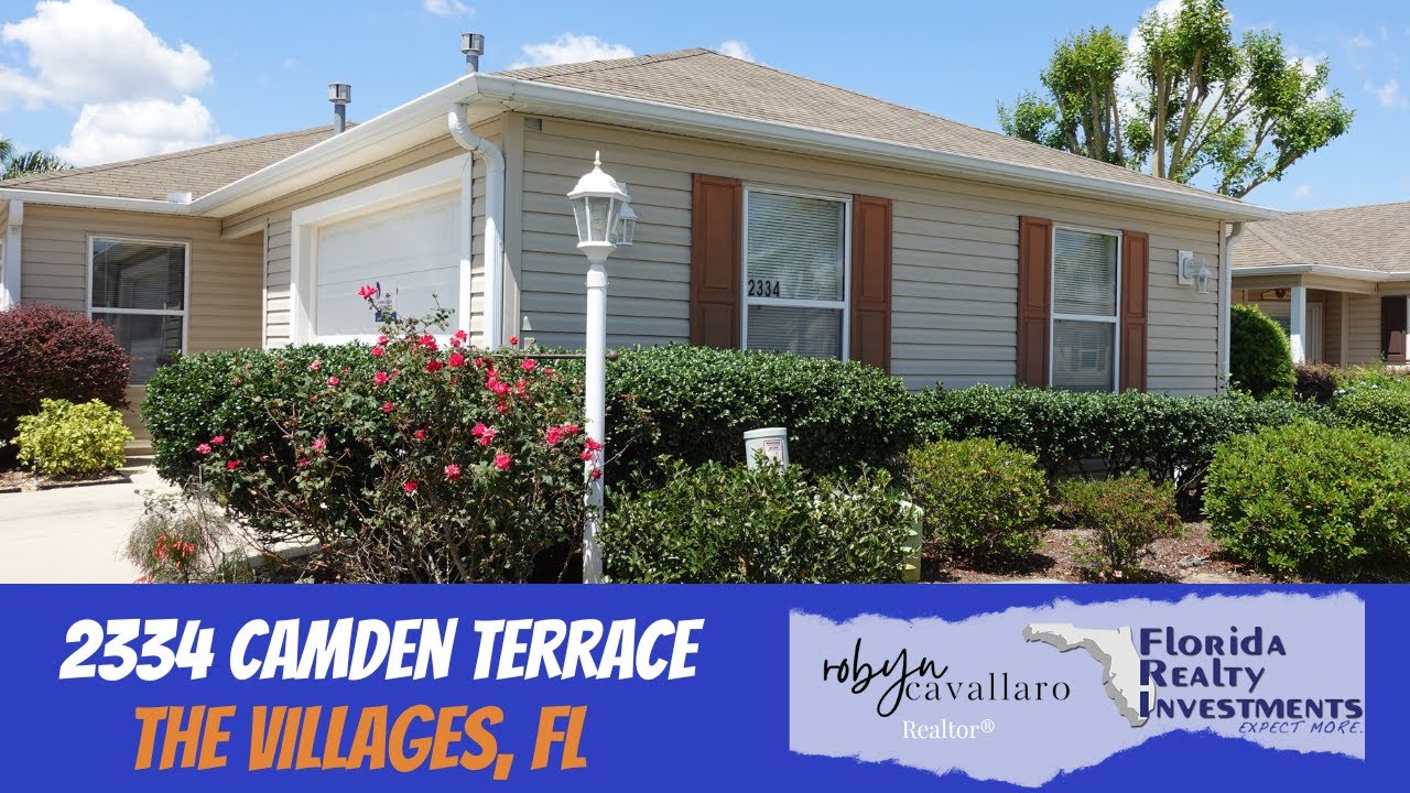 Courtyard Villa | Turnkey & Cart | $310,000 |NEW ROOF | The Villages FL