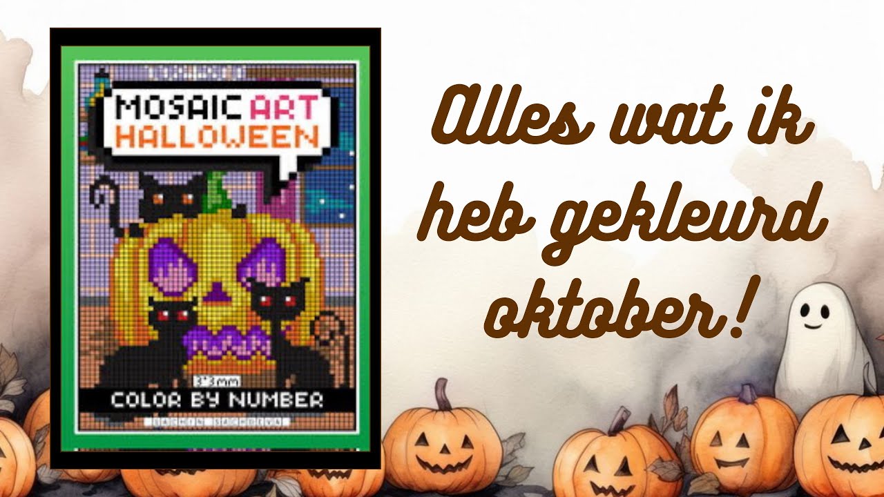Alles wat ik heb gekleurd in oktober!