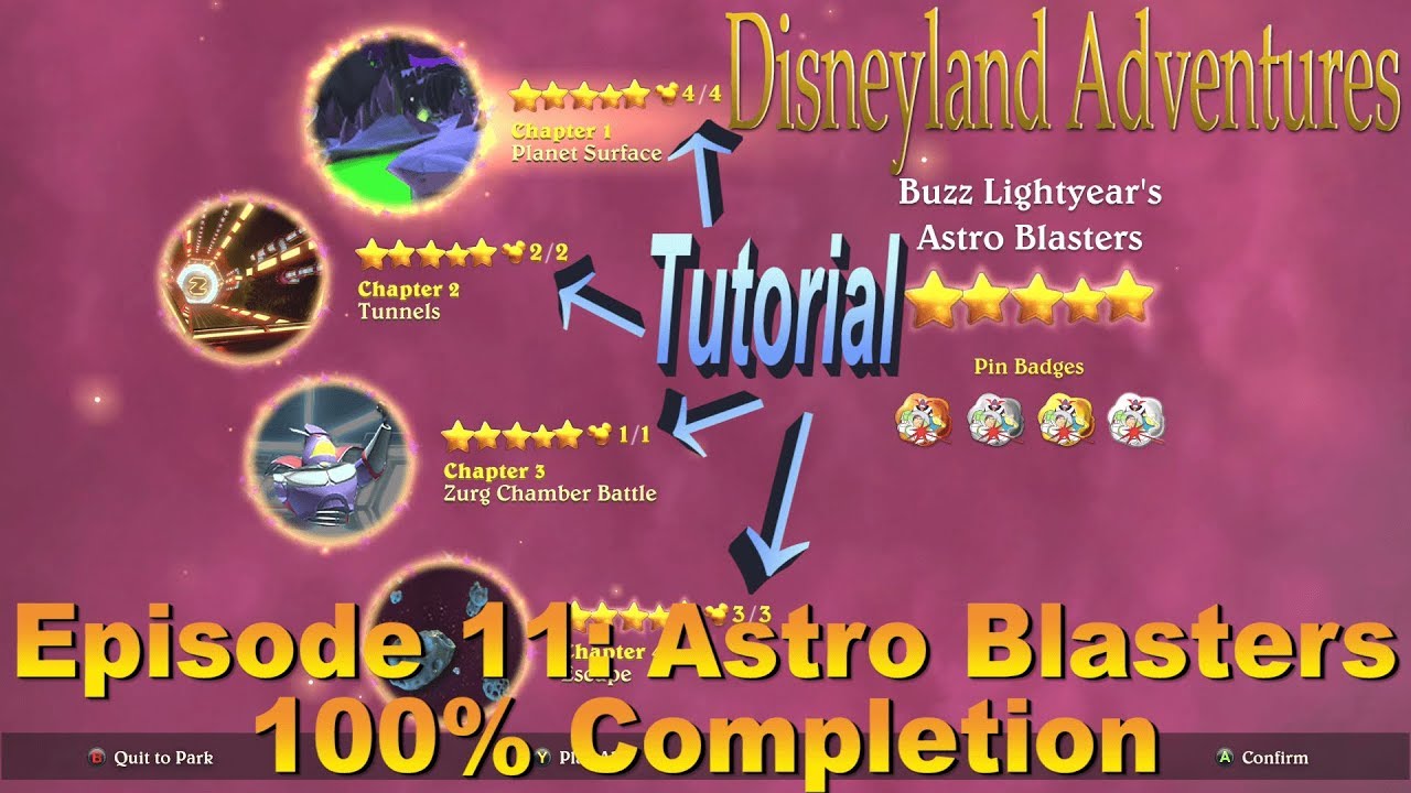 ASTRO BLASTERS (ATTRACTION)- Ep 11: Disneyland Adventures 100% COMPLETION |Flyinnn Hawaiiannn