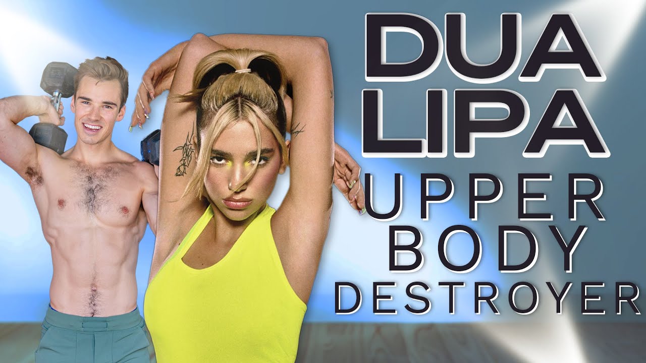 DUA LIPA Upper Body Dumbbell Workout (14 min) | PRIDEFIT