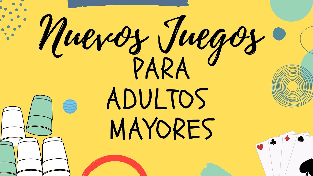 Juegos DIVERTIDOS y entretenidos  para ADULTOS MAYORES