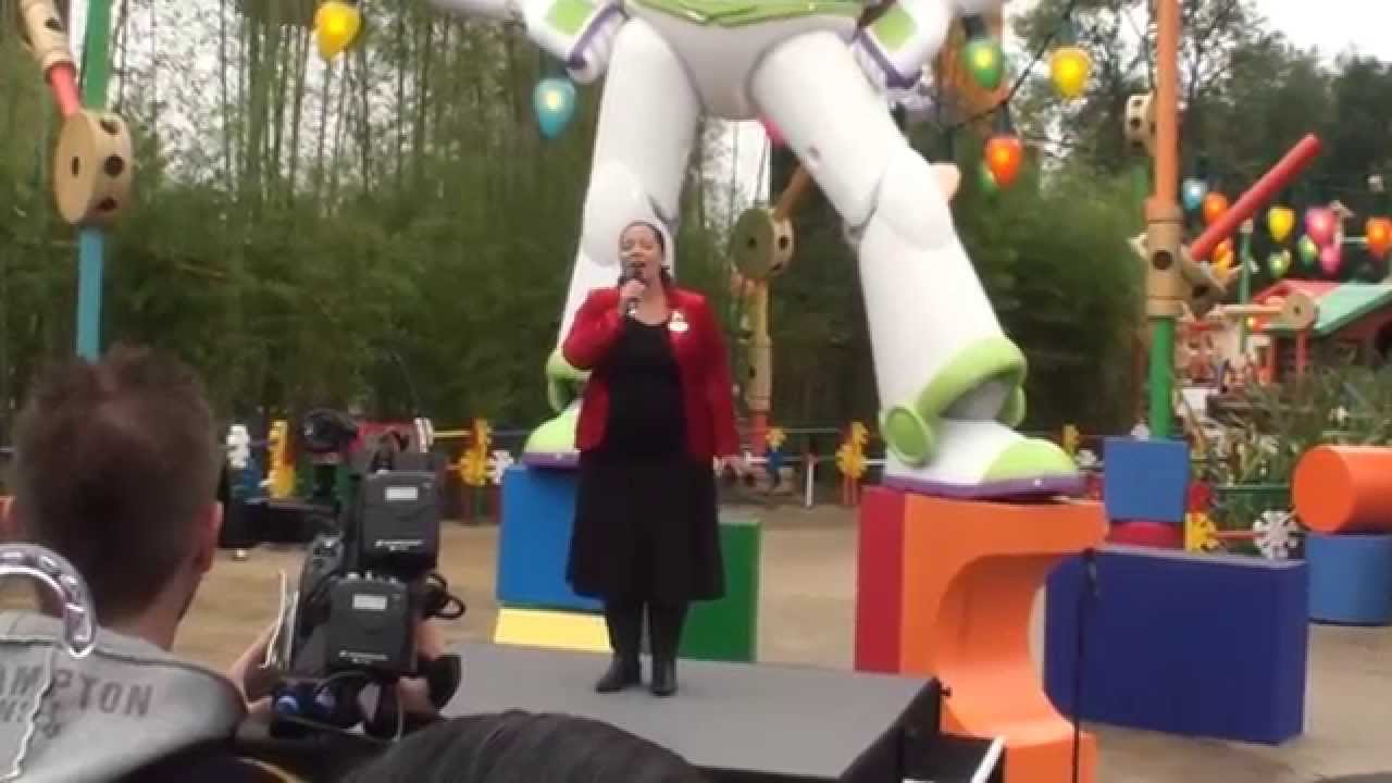 Toy Story Playland Grand Opening Ceremony - Disneyland Paris HD