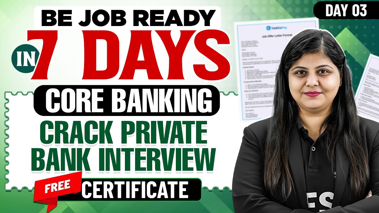 Be Job-Ready in 7 Days | Free Core Banking Series – Day 3 | Crack Private Bank Job