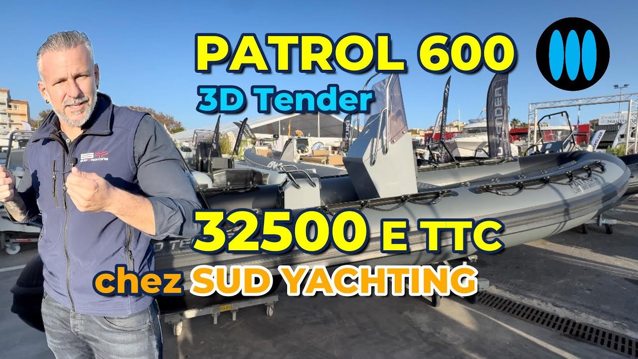 Un PATROL 600 neuf à 32500 euros TTC, chez Sud Yachting, avec un 115cv Suzuki