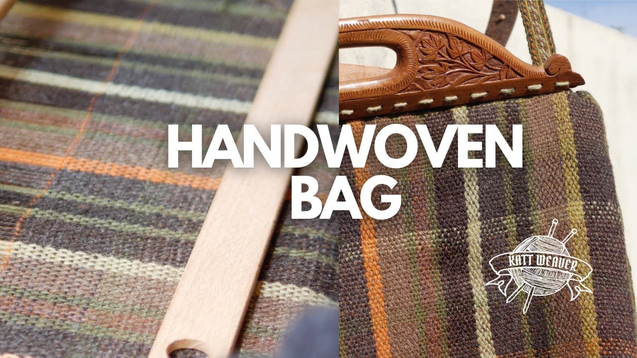 Making a Handwoven Bag with Plant-Dyed, Natural & Handspun Wools | Katt Weaver