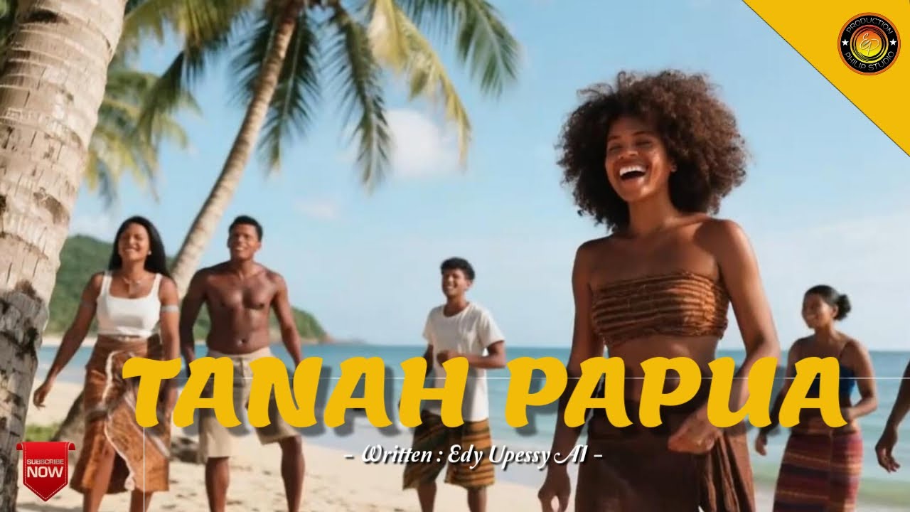 LAGU PAPUA REGGAE - TANAH PAPUA - Cipt ; Edy Upessy - Official Video Music