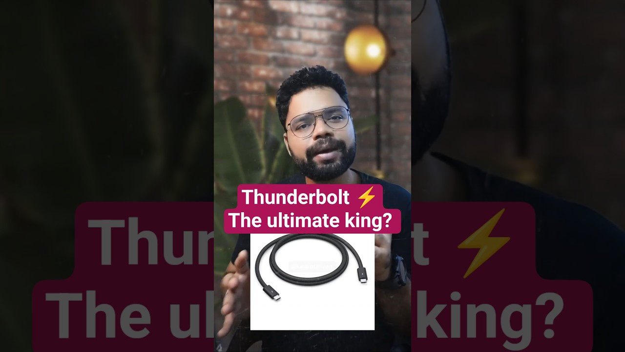 Thunderbolt ⚡ - The Ultimate Cable? 👑❓