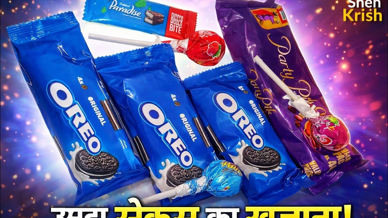 Original Oreo Crispy Asmrvideo loolipop 🍭 sweet dreams 🤎 Used Eting for you guys 