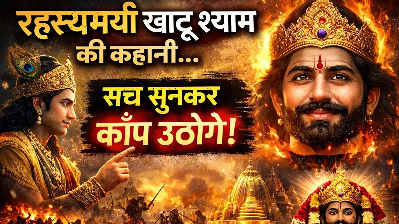 🙏खाटू श्याम बाबा की रहस्यमयी कथा|Barbareek Story|सच सुनकर काँप उठोगे!#shortfeed#ytshort#youtubeshort