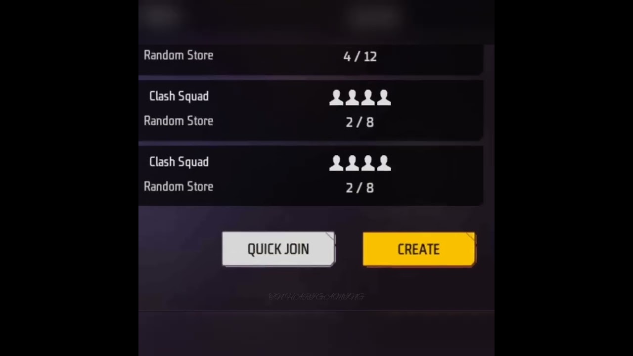 Custom Room Quick Join Button - Free Fire Max OB35 Update