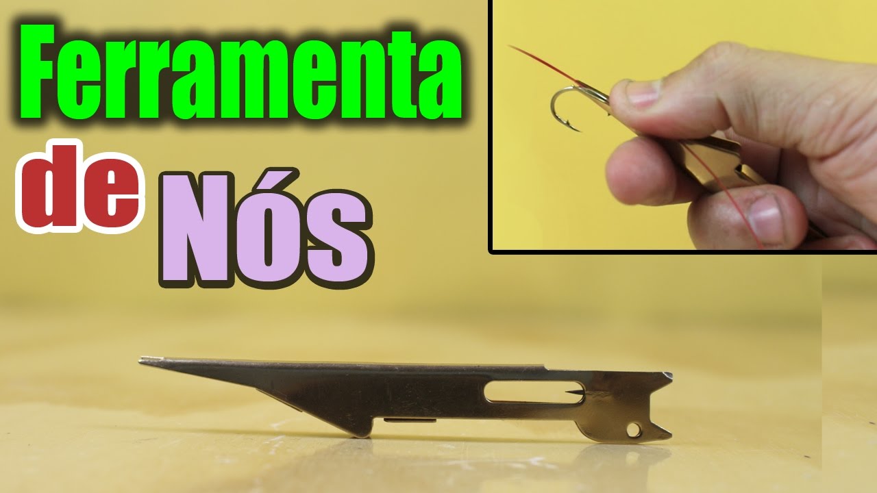 Ferramenta de fazer Nós -  Tie Fast knot Tyer - Seus nós de pesca de forma mais fácil