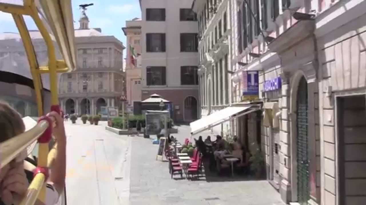 Genoa: Views from a City Sightseeing Bus, Italy - 13th July, 2014