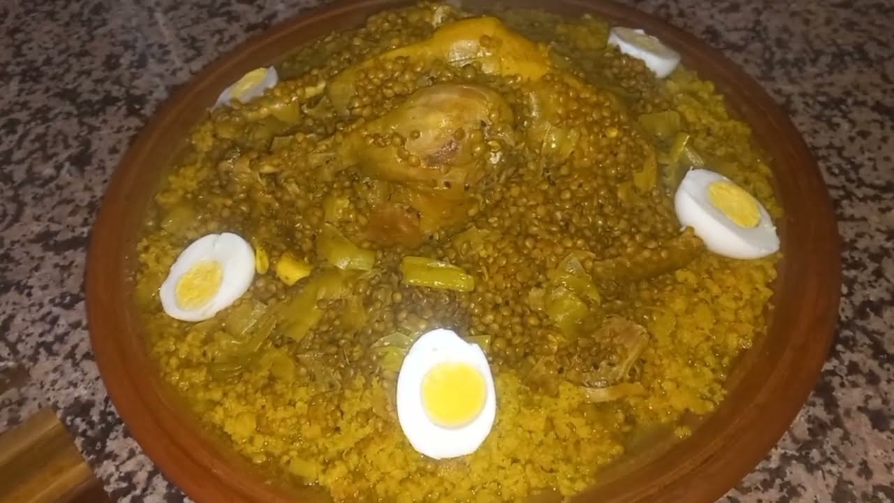 الرفيسة الحرشة بالبصلة خضارية على طريقة المزابية يا سلام😋 